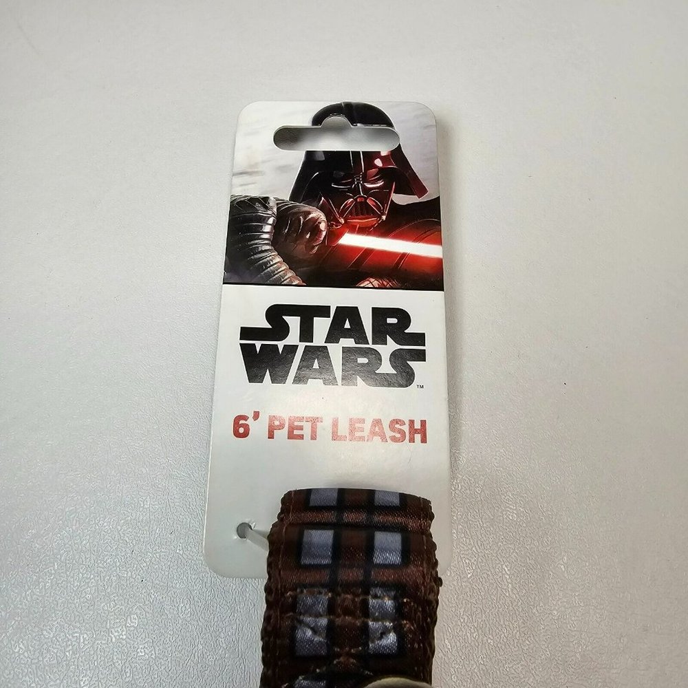 Star Wars Chewy Chewbacca 6' Pet Leash NEW Disney Dog Walking - Picture 2 of 5